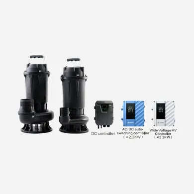REEOFLO HVWQD Series Wide Voltage Brushless Motor Cast Iron Solar Sewage Pump with Semi-Open Impeller