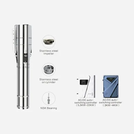 REEOFLO 4/6ADSC AC/DC Hybrid Brushless Solar Pump with S/S Impeller