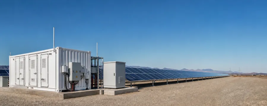 PV integrated solar and battery energy system at an industrial site