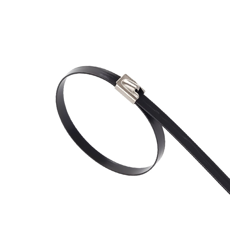 304 Stainless Steel Coated Self-locking Cable Tie