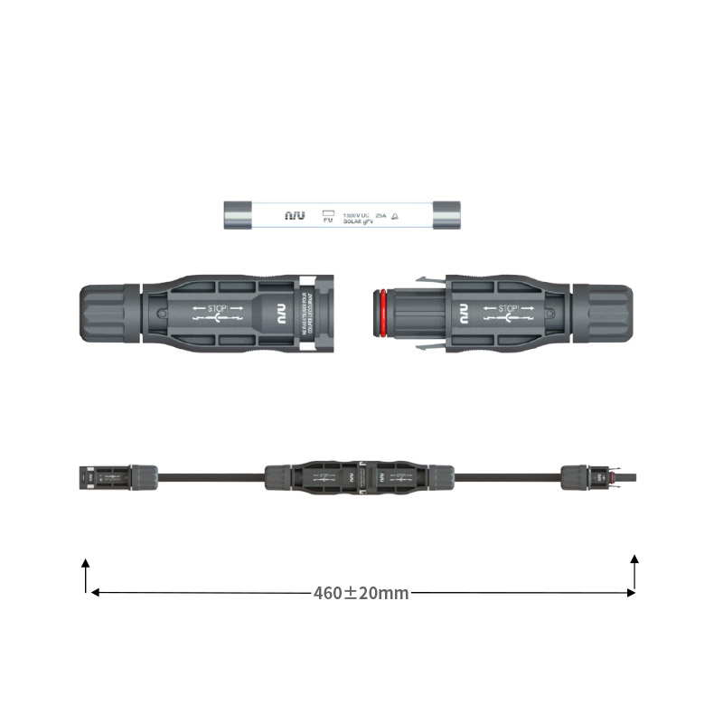 A6 Max Series Solar Inline Fuse Connector