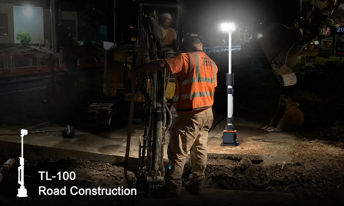 PORTABLE LIGHT TOWER TL-100 application