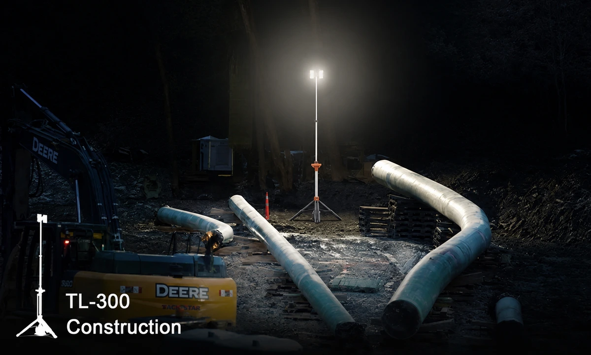 PORTABLE LIGHT TOWER TL-300 application