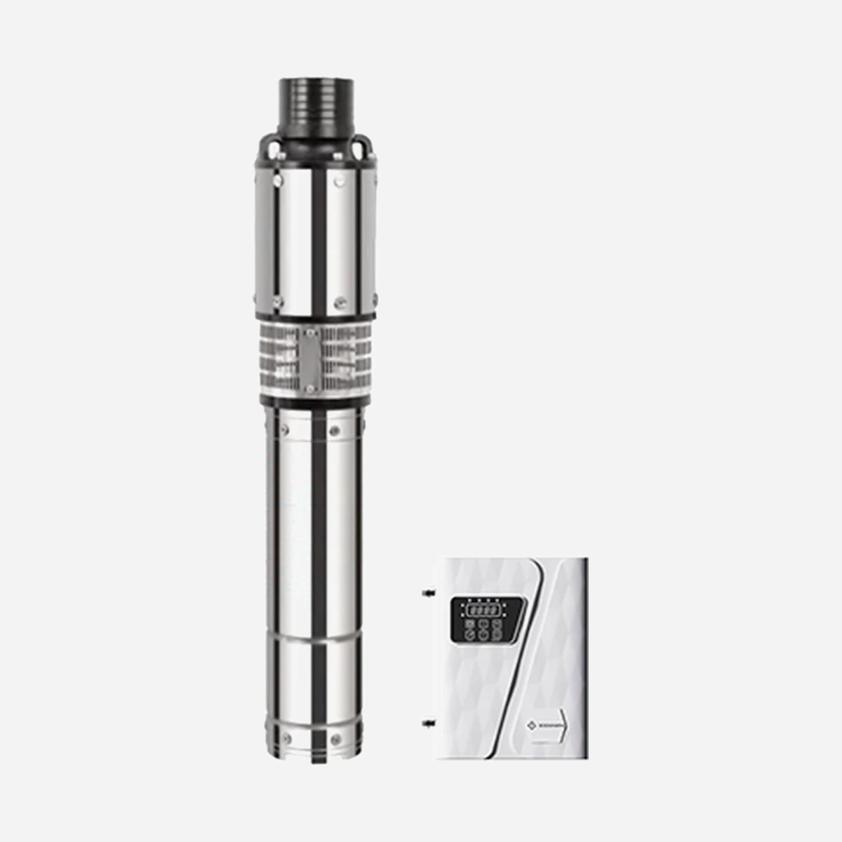 REEOFLO 6/8ADPC AC/DC Hybrid Brushless Motor Solar Deep Well Pump